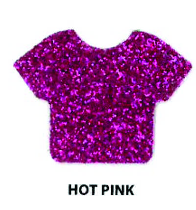 Siser HTV Vinyl Glitter Hot Pink 12"x20" Sheet